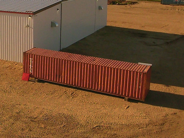 Sea can storage unit